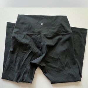 Lululemon Dark Gray High-Waisted Leggings